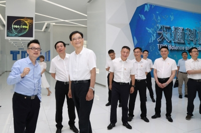 2020年6月16日時(shí)任浙江省委常委、統(tǒng)戰(zhàn)部部長熊建平蒞臨天通